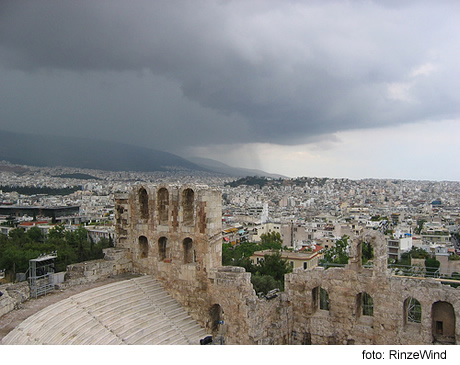 Ciudad de Atenas en Grecia