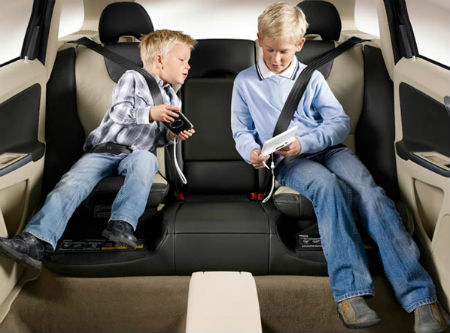 Viajar con niños en auto